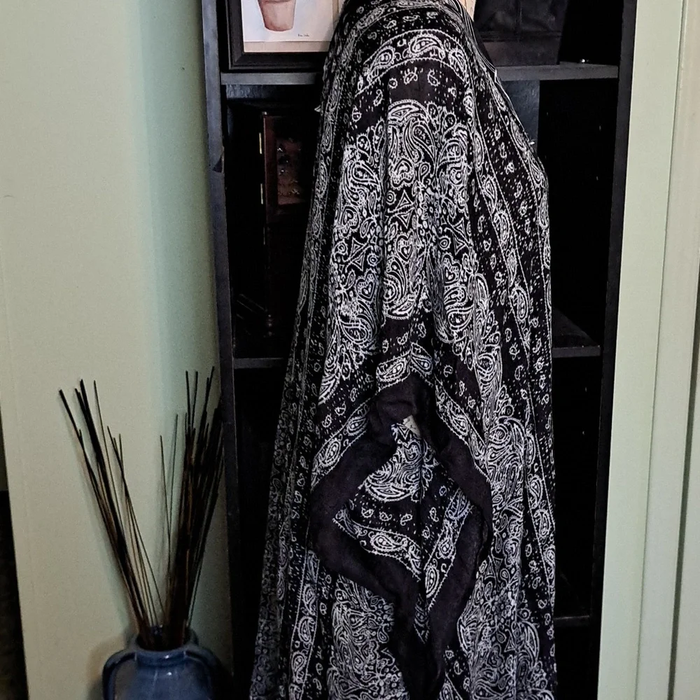 Nicole Paloma Hand Sewn Kamona Cardigan Duster New - Picture 4 of 10